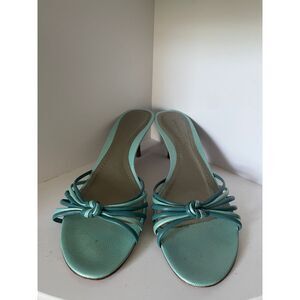 Ann Taylor blue kitten heels